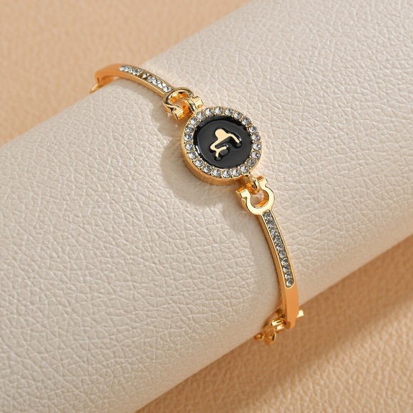 Zodiac Bracelet 18K Gold Plated Astrology Bracelet - Picture 6 of 9